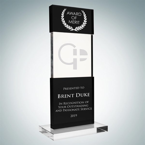 Tiered Post Award. Customize it by engraving a name, company logo,... from ASI 47791 Best Deal Awards