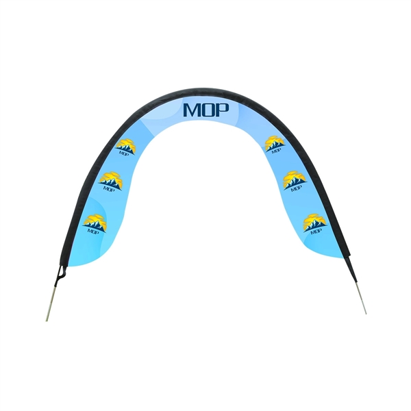 Arch-shaped starting gate with fiberglass poles and solid steel base.... from ASI 61125 Hit Promotional Products / Hit®