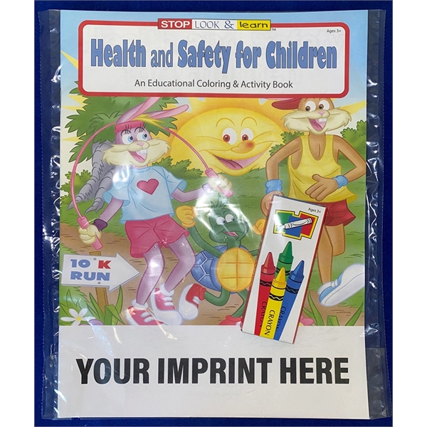 COLORING BOOK SET: Health and Safety for Children coloring book fun... from ASI 45815 Coloring Book Solutions / Coloring Book Solutions™