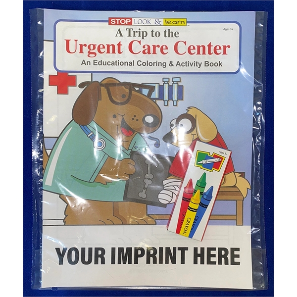 A trip to the urgent care center coloring book fun pack.... from ASI 45815 Coloring Book Solutions / Coloring Book Solutions™