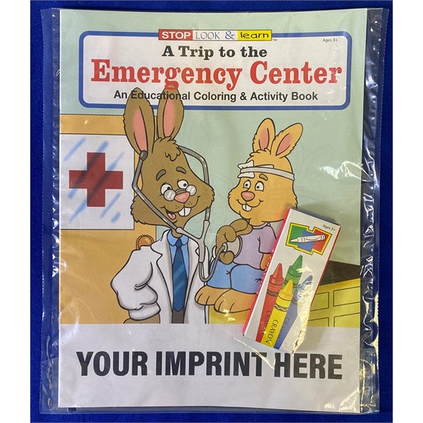 COLORING SET: A Trip to the Emergency Center coloring and activity... from ASI 45815 Coloring Book Solutions / Coloring Book Solutions™