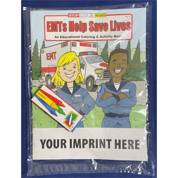 COLORING SET: EMTs Help Save Lives coloring and activity book fun... from ASI 45815 Coloring Book Solutions / Coloring Book Solutions™