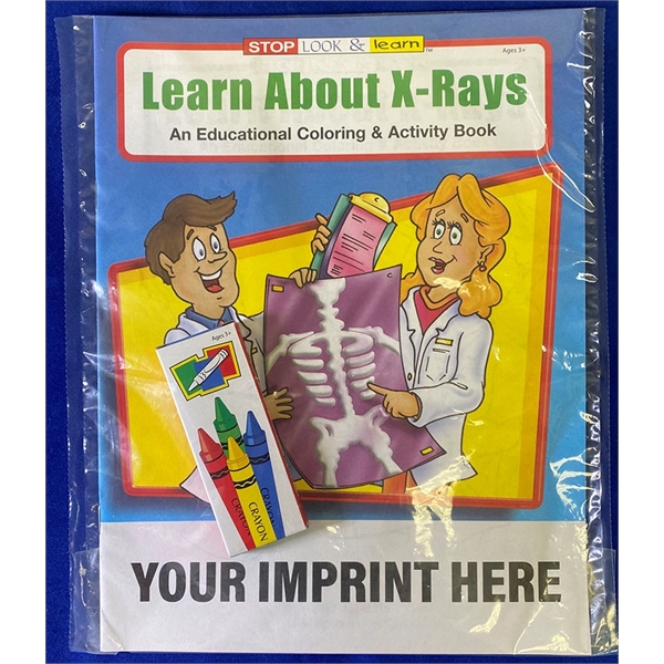 Learn About X-Rays educational coloring and activity book fun pack.... from ASI 45815 Coloring Book Solutions / Coloring Book Solutions™