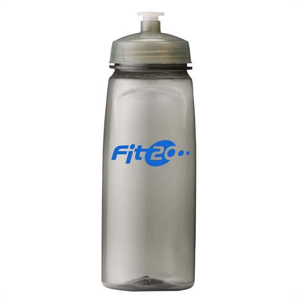 24 oz Polysure Grip'N Sip Squeeze Plastic Sports Bottle with wide... from ASI 52840 Evans Manufacturing