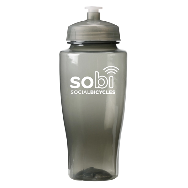 24 oz. Polysure wide mouth sports bottle with leak-resistant, push-pull lid,... from ASI 52840 Evans Manufacturing