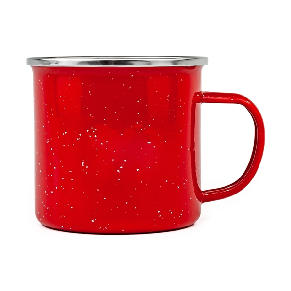 16 oz. Stainless Enamel Speckled Camp Mug... from ASI 99030 Zipline / Zipline®