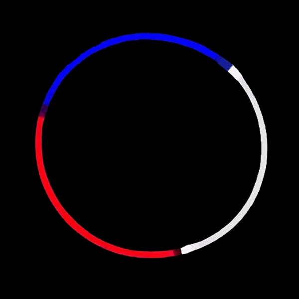 Party tricolor, glow necklace with connector, size 22" - Ready Inventory... from ASI 45100 Chulani Promotional Products, Inc