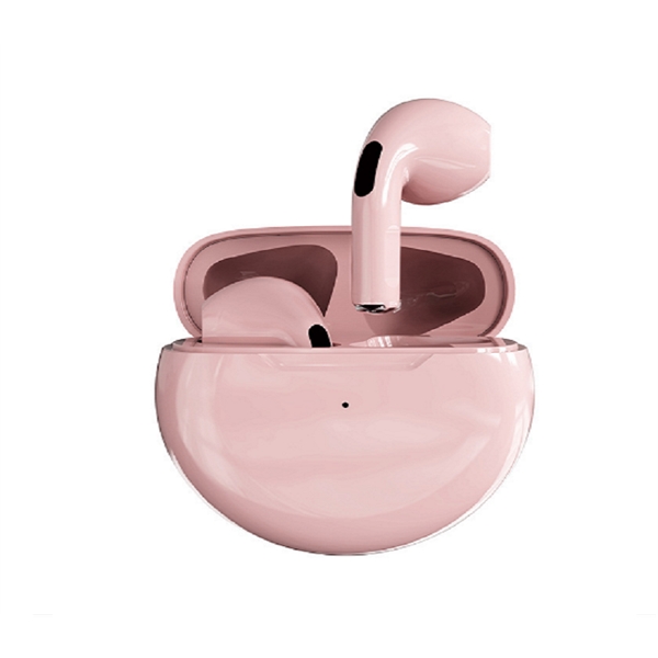 Waterproof Wireless Bluetooth Earbuds with round shape charging box... from ASI 37218 Athena Promo (tm)