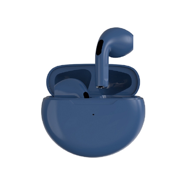 Waterproof Wireless Bluetooth Earbuds with round shape charging box... from ASI 37218 Athena Promo (tm)