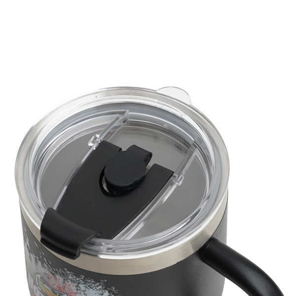 A 12 oz stainless steel, double-walled, & vacuum-sealed tumbler with a... from ASI 61966 HPG / Best Promotions USA