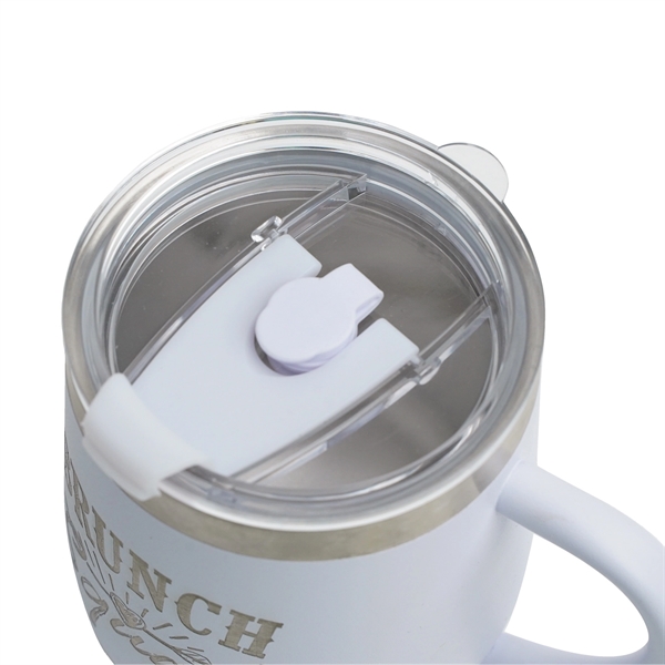 A 12 oz stainless steel, double-walled, & vacuum-sealed tumbler with a... from ASI 61966 HPG / Best Promotions USA