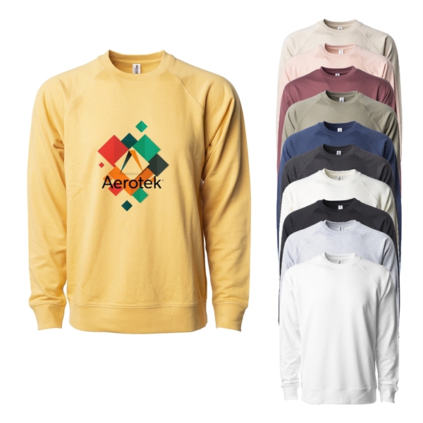 Unisex Lightweight Loopback Terry Crew... from ASI 30208 A P Specialties / AP Specialties