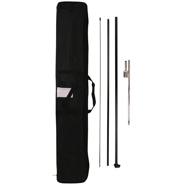 Portable half drop banner kit with hardware and 8' full color... from ASI 80228 Quinn