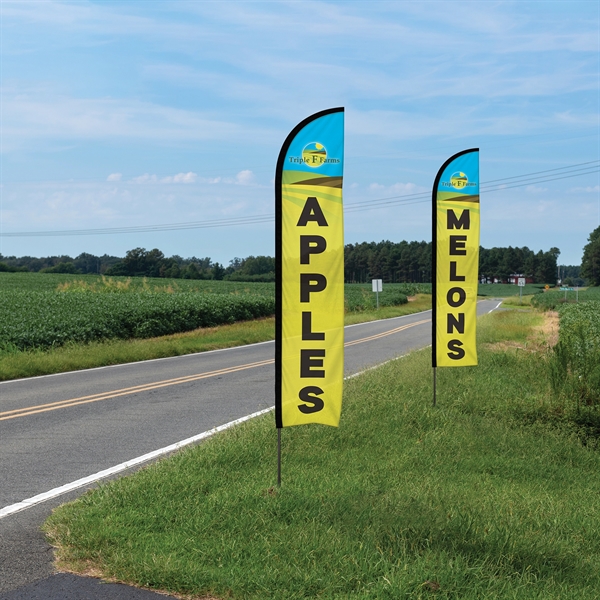 10' Single Reverse Portable Half Drop Banner with Hardware Set. ACTUAL... from ASI 80228 Quinn