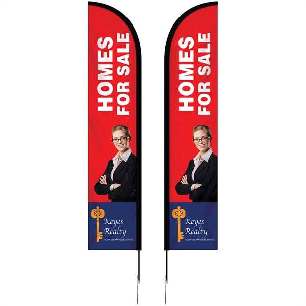 10' Double Sided Portable Half Drop Banner with Hardware Set. ACTUAL... from ASI 80228 Quinn