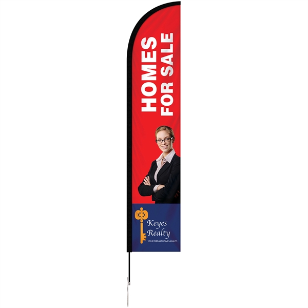 10' Double Sided Portable Half Drop Banner with Hardware Set. ACTUAL... from ASI 80228 Quinn