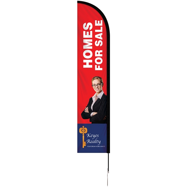 10' Double Sided Portable Half Drop Banner with Hardware Set. ACTUAL... from ASI 80228 Quinn