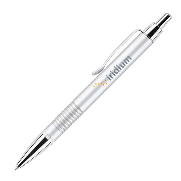 Brass click-action pen with a textured grip, matte coated finish, and... from ASI 68190 Lungsal / Lungsal