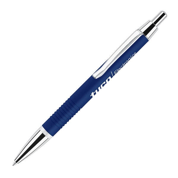 Brass click-action pen with a textured grip, matte coated finish, and... from ASI 68190 Lungsal / Lungsal