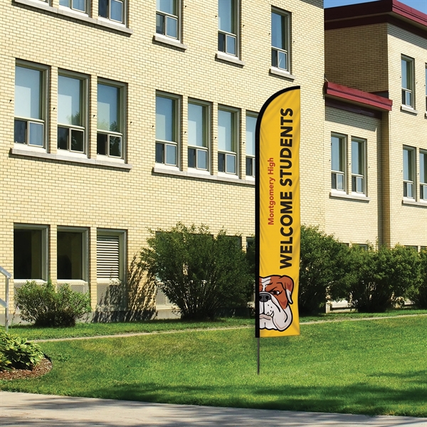 12' Double Sided Portable Half Drop Banner with Hardware Set. ACTUAL... from ASI 80228 Quinn