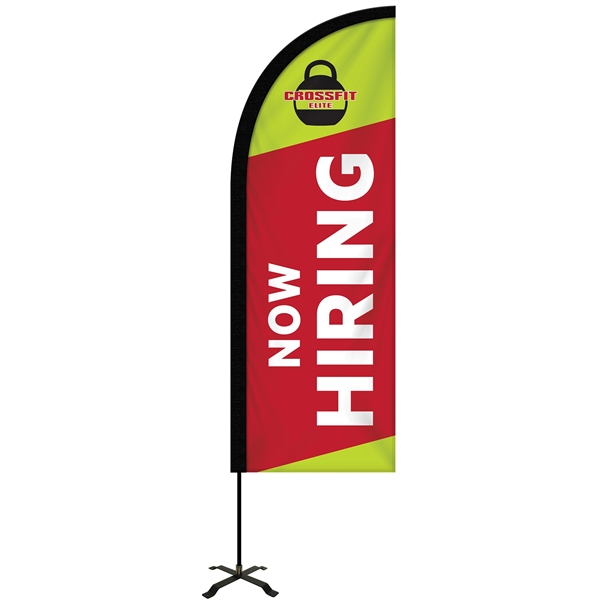 6' Portable Double Sided Half Drop Kit with Cross Base. ACTUAL... from ASI 80228 Quinn