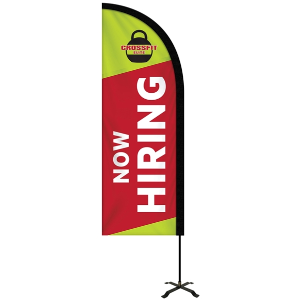 6' Portable Double Sided Half Drop Kit with Cross Base. ACTUAL... from ASI 80228 Quinn