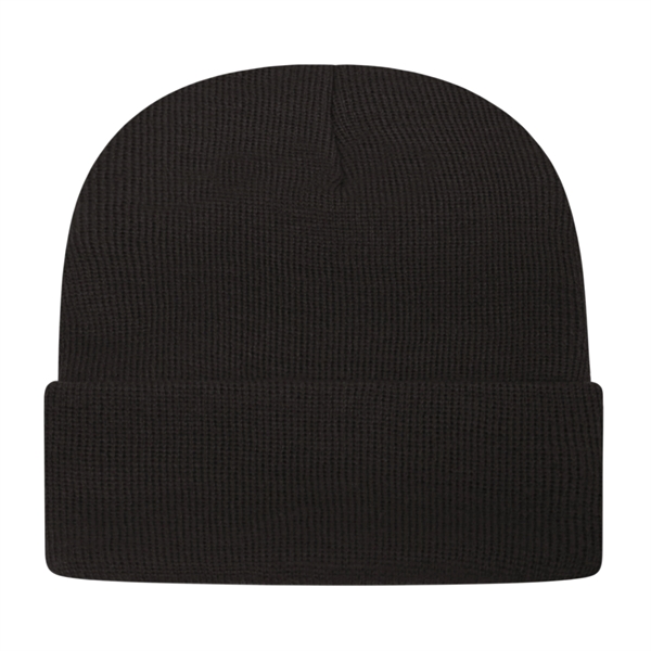 Sustainable Knit Cap with Cuff featuring a pro rib Tompkin knit... from ASI 43792 Cap America Inc