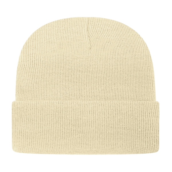 Sustainable Knit Cap with Cuff featuring a pro rib Tompkin knit... from ASI 43792 Cap America Inc