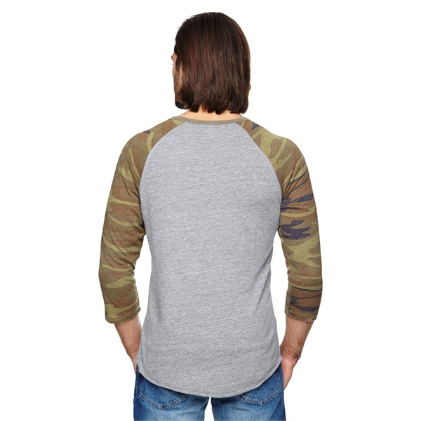 Alternative Unisex Eco-Jersey™ 3/4-SleeveRaglan Henley... from ASI 34063 alphabroder