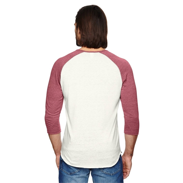 Alternative Unisex Eco-Jersey™ 3/4-SleeveRaglan Henley... from ASI 34063 alphabroder