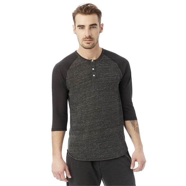 Alternative Unisex Eco-Jersey™ 3/4-SleeveRaglan Henley... from ASI 34063 alphabroder