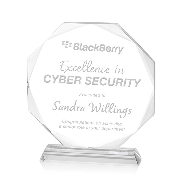 The Kenton Award is a beautiful octagonal Starfire Crystal award that... from ASI 84592 St Regis Group / St Regis