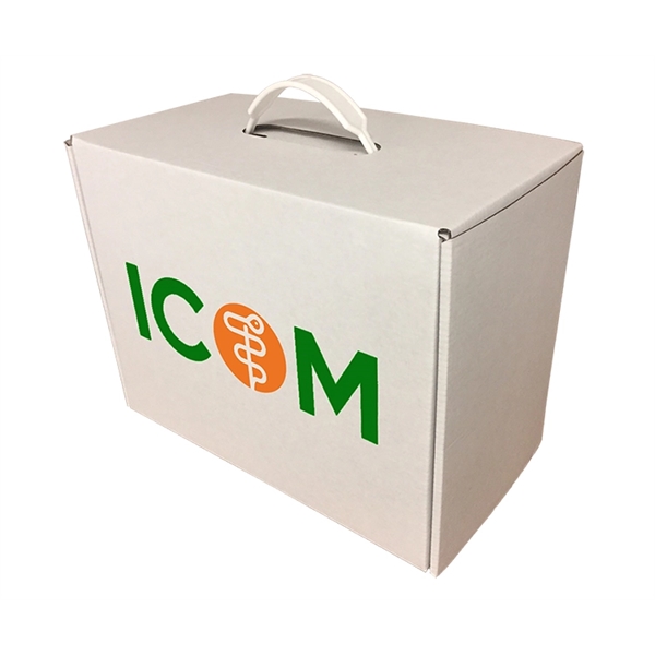 11" x 8.5" x 6" E-flute corrugate outside tuck box with... from ASI 44830 The Chest