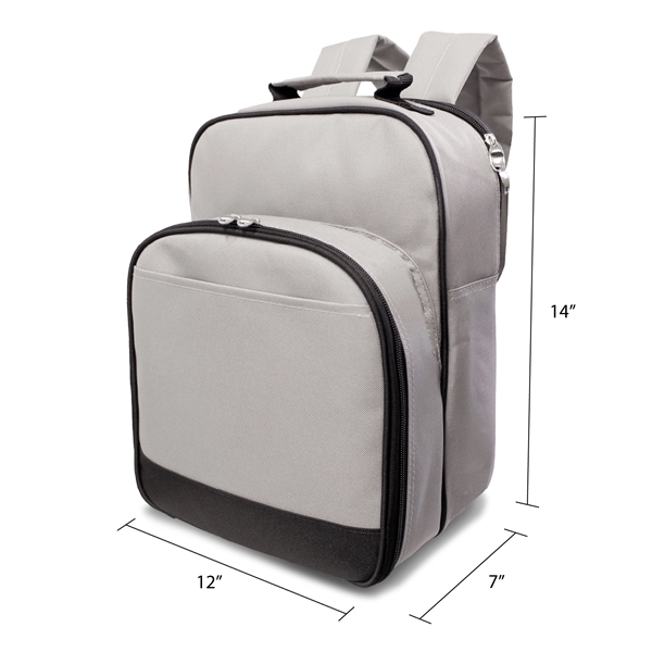 Two person picnic cooler set includes spoons, forks, and knives, plates,... from ASI 30112 ACE Products / Ace Line