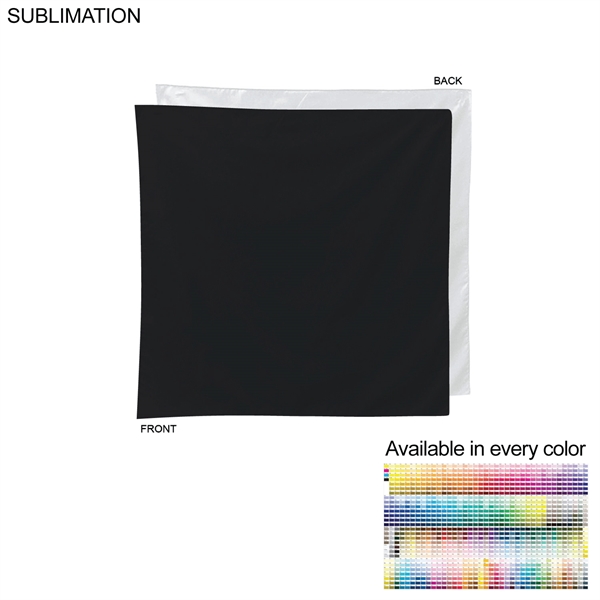 Colored Bandana, 22x22, Sublimated Edge to Edge 1 side... from ASI 53509 FIEL-Fairdeal Import & Export / FIEL