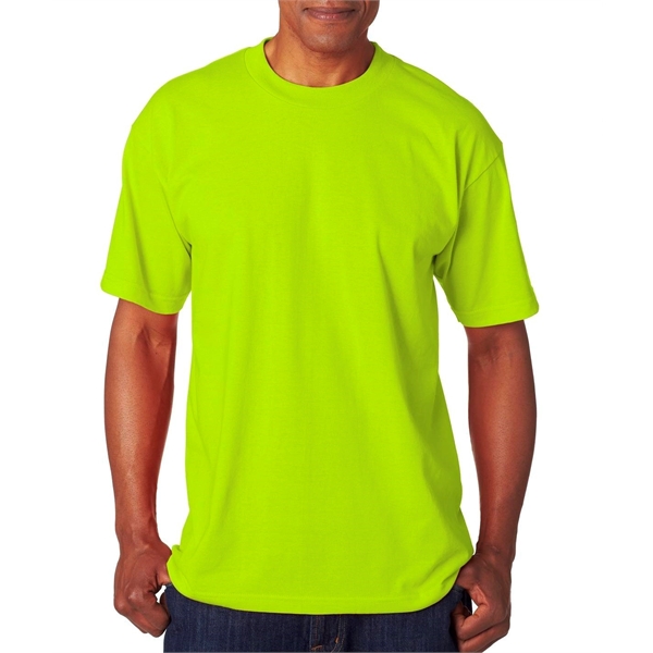 Bayside adult T-shirt with open-end yarn, a full cut, shoulder-to-shoulder taping,... from ASI 34063 alphabroder