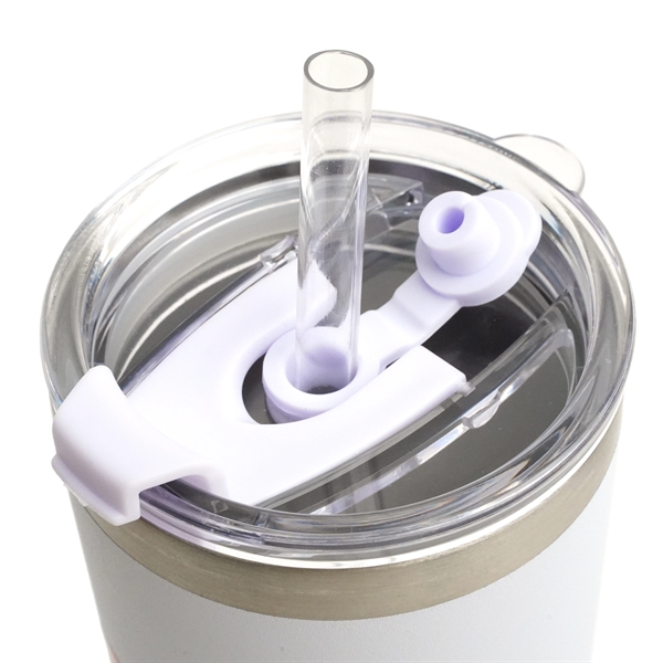 Premium stainless steel, double-walled, & vacuum-sealed 20 oz tumbler with a... from ASI 61966 HPG / Best Promotions USA