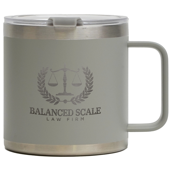 15 oz stainless steel, double-walled, & vacuum-sealed ranch-style tumbler with a... from ASI 61966 HPG / Best Promotions USA