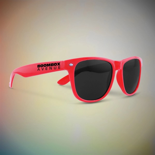 Premium sunglasses with colorful glossy plastic frames.... from ASI 42016 Brighter Promotions Inc / Chemical Light™