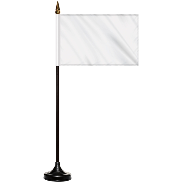 4" x 6" double sided polyester stick flag on a 10"... from ASI 80228 Quinn