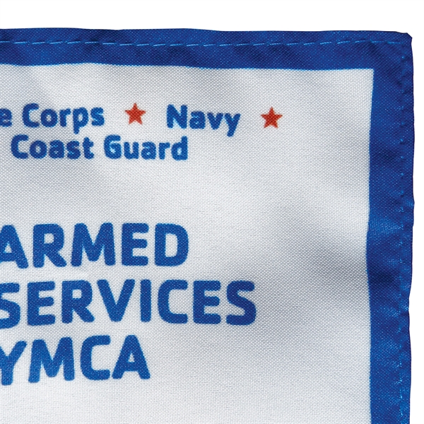 4" x 6" double sided polyester stick flag on a 10"... from ASI 80228 Quinn