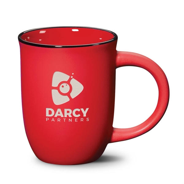 The subtle, sleek curved surface of the Fiona ceramic mug bells... from ASI 84592 St Regis Group