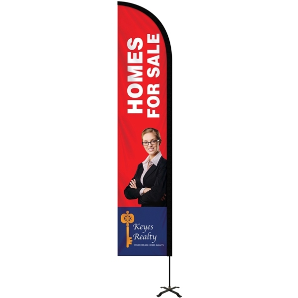 10' Portable Double Sided Half Drop Kit with Cross Base. ACTUAL... from ASI 80228 Quinn