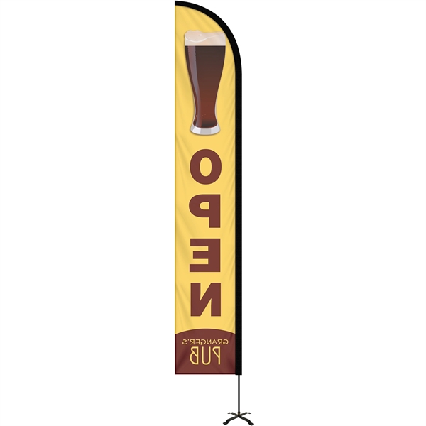 12' Portable Single Reverse Half Drop Kit with Cross Base. ACTUAL... from ASI 80228 Quinn