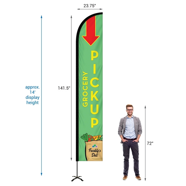 12' Portable Single Reverse Half Drop Kit with Cross Base. ACTUAL... from ASI 80228 Quinn