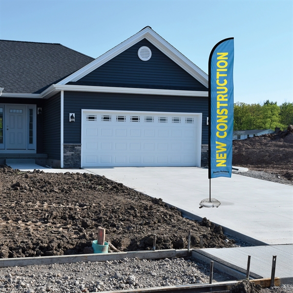 12' Portable Single Reverse Half Drop Kit with Cross Base. ACTUAL... from ASI 80228 Quinn