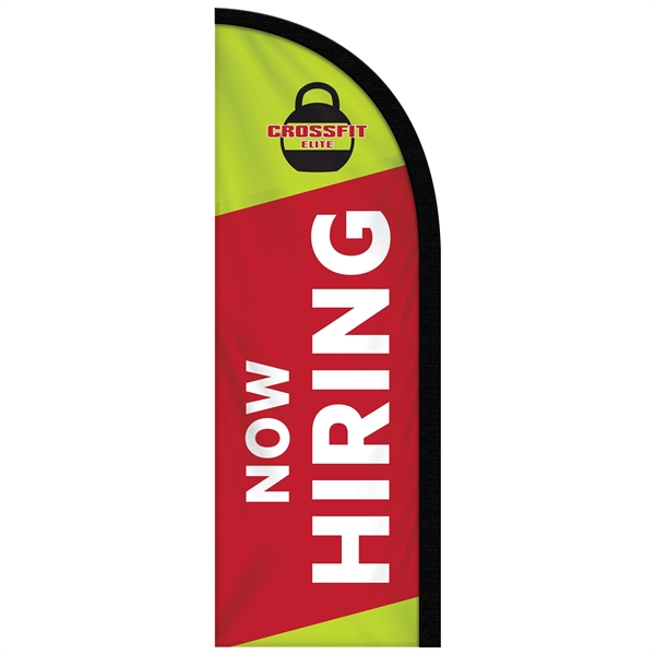 6' Double Sided Custom Portable Half Drop Banners... from ASI 80228 Quinn