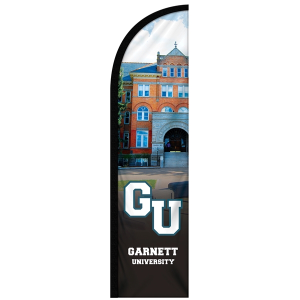 8' Double Sided Custom Portable Half Drop Banners... from ASI 80228 Quinn