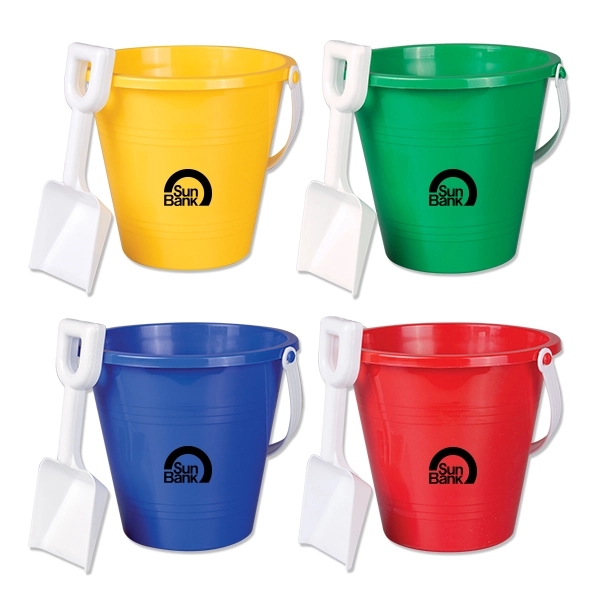 Plastic sand pail with shovel.... from ASI 98360 WOWLine / WOWLine®
