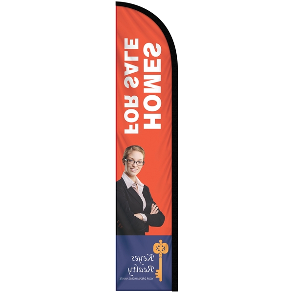 10' Single Reverse Custom Portable Half Drop Banners... from ASI 80228 Quinn